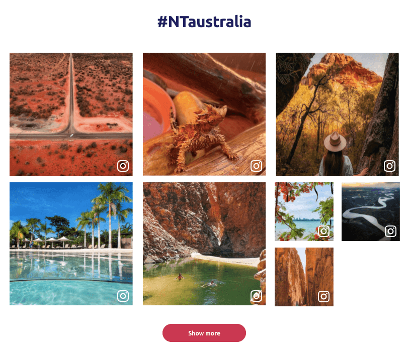 Tourism NT Stackla Web W